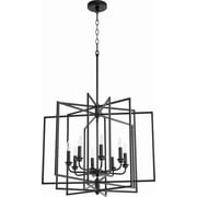 888-8-69 Quorum Lighting Hammond - 8 Light Pendant-21.5 Inches Tall and 26 Inches Wide -Traditional Installation