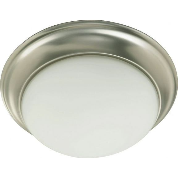 Quorum Lighting - Ceiling Mount - 11.5 Inch One Light Flush Mount-Satin Nickel