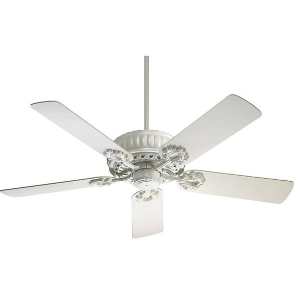 35525-8-Quorum Lighting-Empress - Ceiling Fan in Traditional style - 52 inches wide by 14.37 inches high-Studio White Finish-Studio White Blade Color
