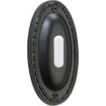 thumbnail image 1 of Quorum Lighting - Accessory - Traditional Oval Door Chime Button-4.25 Inches, 1 of 1