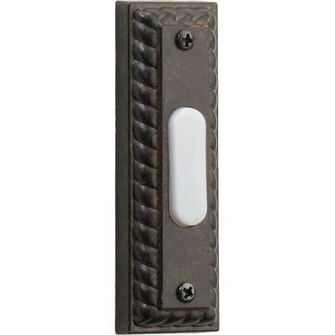 Quorum Lighting - Accessory - Traditional Rectangular Door Chime Button-3.5