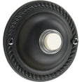 thumbnail image 1 of 7-305-95 Quorum Lighting Accessory - Traditional Round Door Chime Button-2.5 Inches Wide, 1 of 1