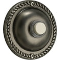 thumbnail image 1 of 7-305-92 Quorum Lighting Accessory - Traditional Round Door Chime Button-2.5 Inches Wide, 1 of 1