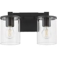 thumbnail image 1 of Bolton 2 - Light Matte Black / Black Wall Sconce, 1 of 4