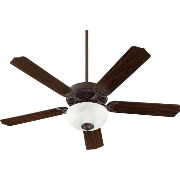 Quorum Lighting - Capri VIII - 52 Inch Ceiling Fan with Light Kit Toasted