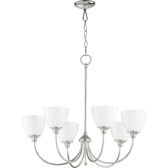 Quorum Lighting - Celeste - 6 Light Chandelier in Transitional style - 28 inches