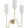 thumbnail image 1 of 597-3-80 Quorum Lighting Charlotte - 3 Light Wall Mount-26 Inches Tall and 20 Inches Wide-Aged Brass Finish, 1 of 4