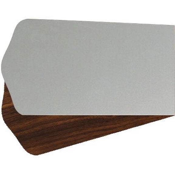 Quorum Lighting - Chateaux - Type 4 Blade-52 Inches Wide-Satin Nickel/Walnut