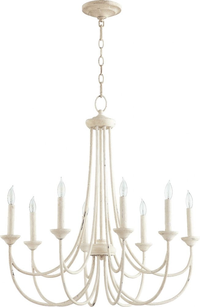 Quorum Lighting - Eight Light Chandelier - Chandelier - Brooks - 8 Light