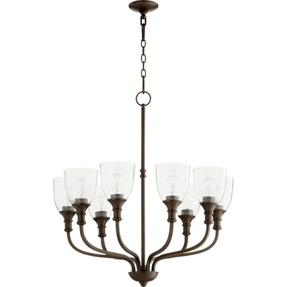 Quorum Lighting Richmond 8-Light Chandelier, 8 Lights, Oiled Bronze