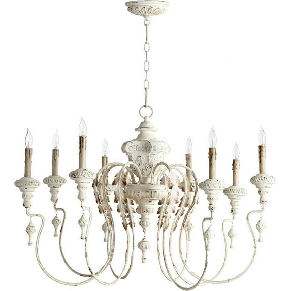 Quorum Lighting - Chandelier - Salento - 8 Light Chandelier in Transitional