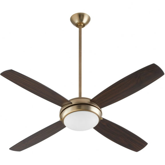 Quorum Lighting - Expo - 4 Blade Ceiling Fan with Light Kit In Contemporary