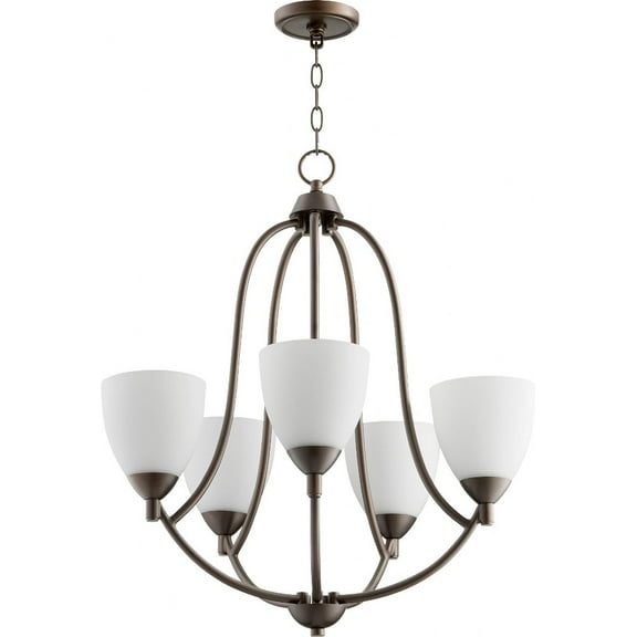 Quorum Lighting - Five Light Chandelier - Chandelier - Barkley - 5 Light