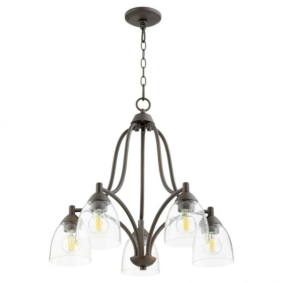 Quorum Lighting - Five Light Chandelier - Nook - Barkley - 5 Light Nook