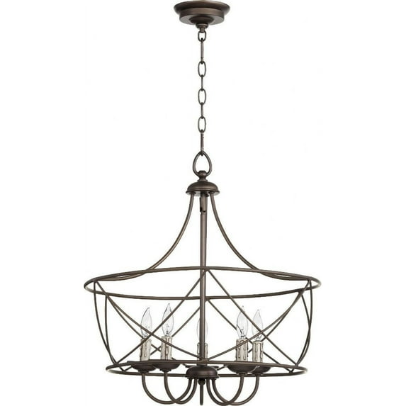 Quorum Lighting - Five Light Pendant - Cilia - 5 Light Pendant in Transitional