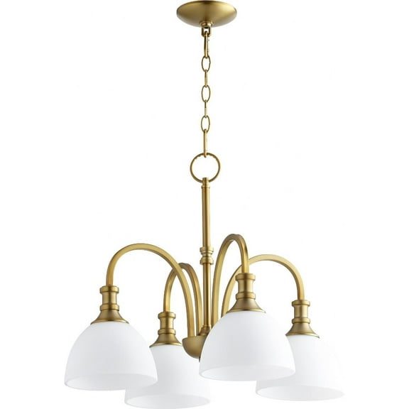 Quorum Lighting - Four Light Chandelier - Nook - Richmond - 4 Light Nook Pendant