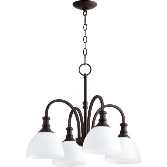 Quorum Lighting - Four Light Chandelier - Richmond - 4 Light Nook Pendant in