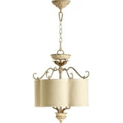 Quorum Lighting Salento 4-Light Dual Mount Pendant, Persian White, 18 Width, 21.5 Height