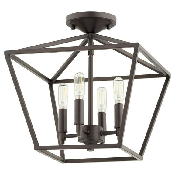 Quorum Lighting Gabriel 4-Light Oiled Bronze Ceiling Mount