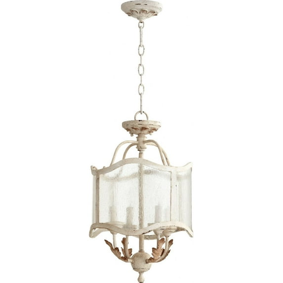 Quorum Lighting Salento 4-Light Dual Mount Pendant, Persian White, 13W, 20.5H