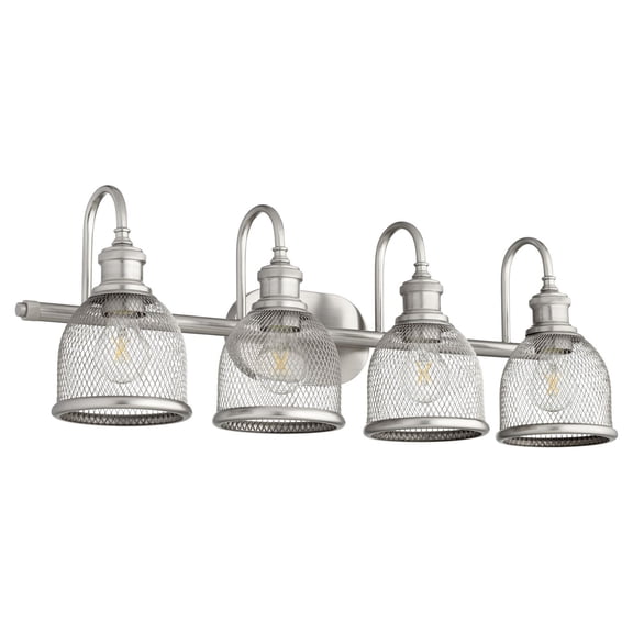 Quorum Lighting - Four Light Vanity - Omni - 4 Light Bath Vanity in Transitional