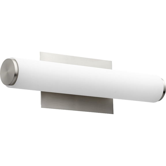 911-18-65 Quorum Lighting 13W 1 LED Bath Vanity in Transitional style - 18 inches wide by 5.25 inches high-Satin Nickel Finish