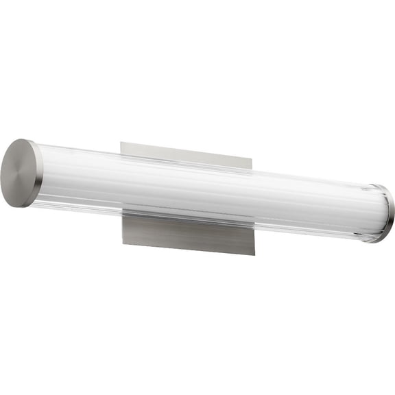 912-23-65 Quorum Lighting 18W 2 LED Bath Vanity in Transitional style - 23.25 inches wide by 5.25 inches high-Satin Nickel Finish