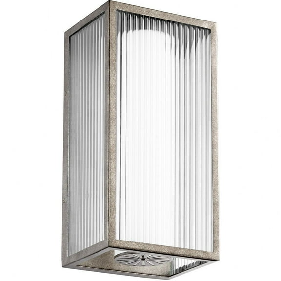 Quorum Lighting Maestro 3-Light LED Outdoor Wall Mount, Weathered Zinc, Wet Rated