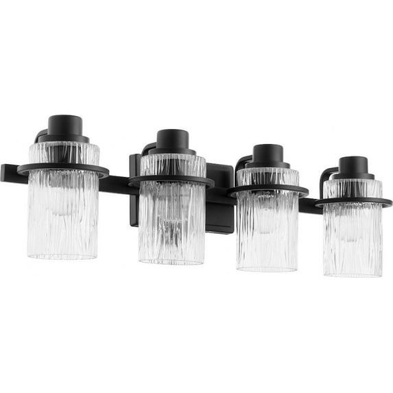 Lazo 4 - Light Textured Black Black Contemporary / Transitional Wall Sconce
