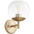 thumbnail image 1 of 578-1-80 Quorum Lighting Lyon - 1 Light Wall Mount In contemporary Style-10 Inches Tall and 6.75 Inches Wide-Aged Brass Finish, 1 of 3