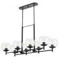 thumbnail image 1 of Quorum Lighting - Lyon - 8 Light Linear Chandelier In Soft Contemporary Style-21, 1 of 2