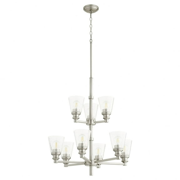 Quorum Lighting - Chandelier - Dunbar - 9 Light Chandelier in Soft Contemporary