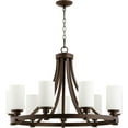 thumbnail image 1 of Quorum Lighting Lancaster 9-Light Chandelier, Oiled Bronze, 33.5 Width, 22.75 Height, 1 of 2