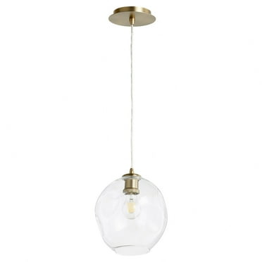 Quorum Lighting - Numen - 1 Light Pendant-Aged Brass Finish    -Traditional