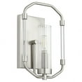 thumbnail image 1 of Quorum Lighting Citadel 1-Light Satin Nickel Wall Sconce, 1 of 2