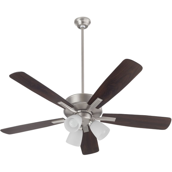 Quorum Lighting - Ovation - 5 Blade Ceiling Fan with Light Kit-18.25 Inches Tall