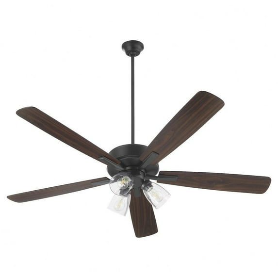 Quorum Lighting - Ovation - 5 Blade Ceiling Fan with Light Kit In Transitional