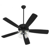 Quorum Lighting - Ovation - 5 Blade Ceiling Fan with Light Kit In Transitional