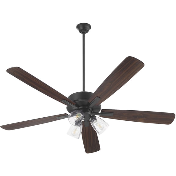 Quorum Lighting - Ovation - 5 Blade Ceiling Fan with Light Kit In Transitional