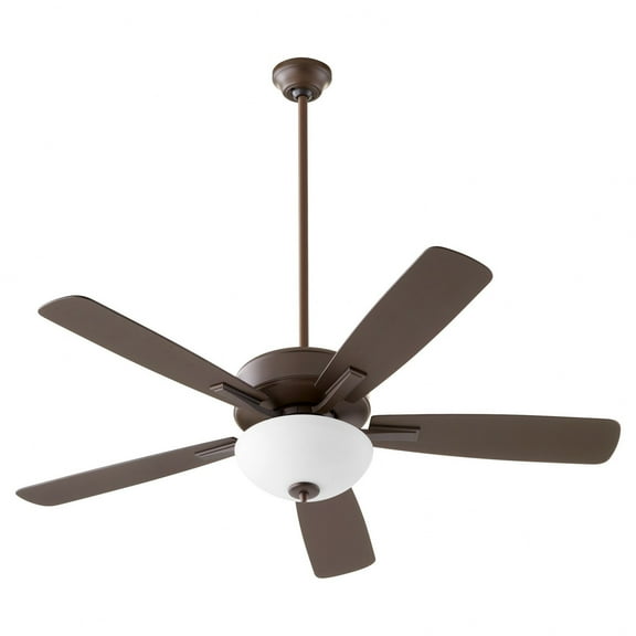 Quorum Lighting - Ovation - 5 Blade Ceiling Fan with Light Kit In Transitional
