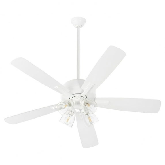 Quorum Lighting - Ovation - 5 Blade Ceiling Fan with Light Kit In Transitional