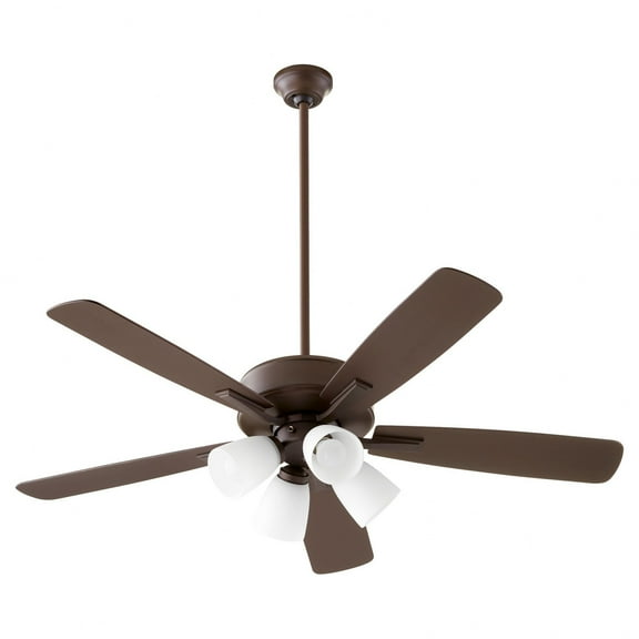 Quorum Lighting - Ovation - 5 Blade Ceiling Fan with Light Kit In Transitional
