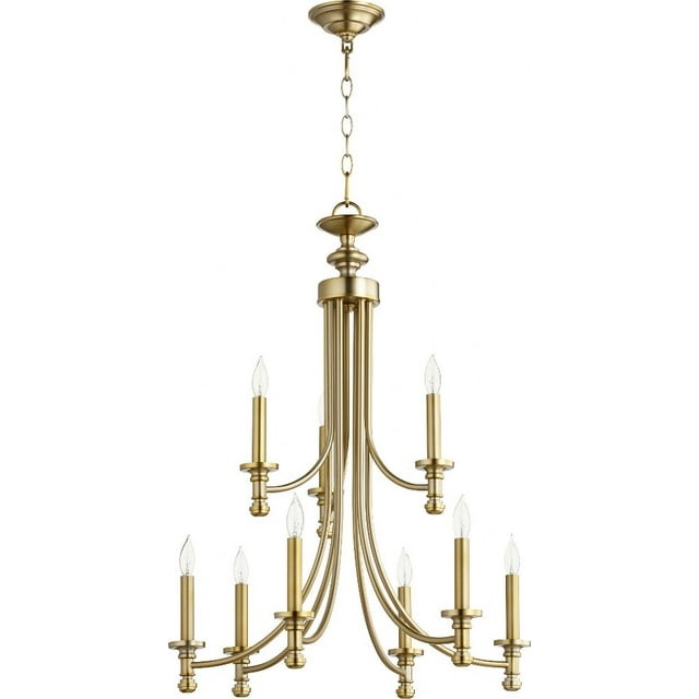 Quorum Lighting - Rossington - 9 Light 2-Tier Chandelier in Quorum Home