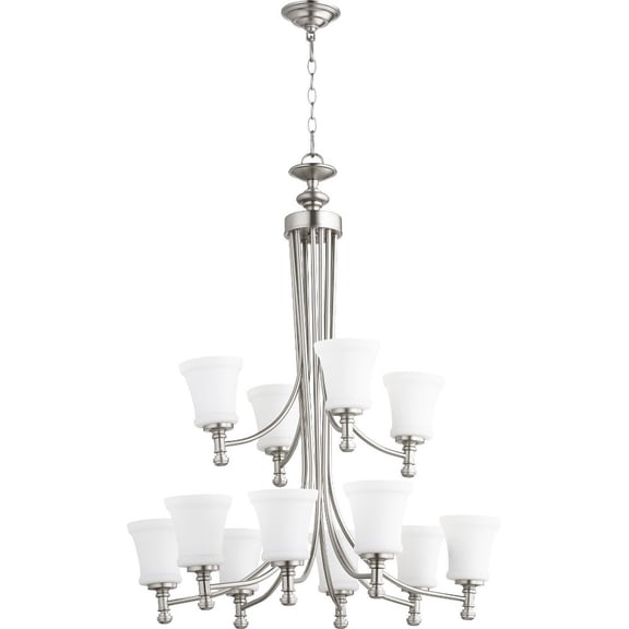 Quorum Lighting - Rossington - Twelve Light Chandelier in Quorum Home Collection