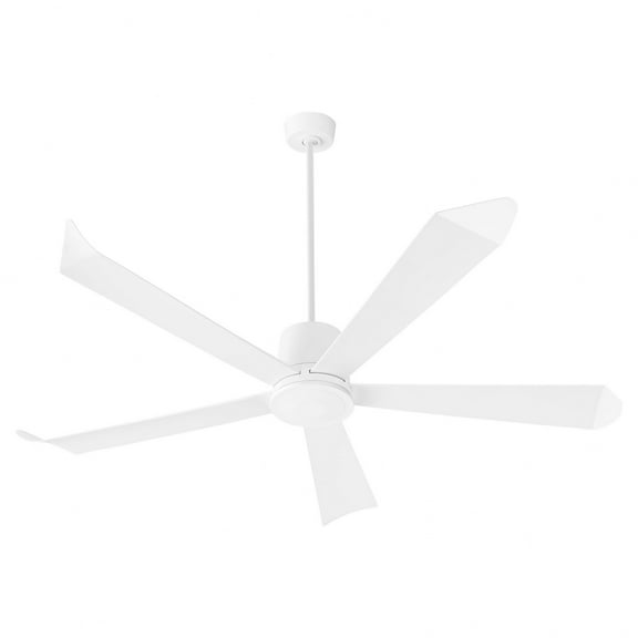 82725-8 Quorum Lighting Rova - Patio Fan In Soft Contemporary Style-15.8 Inches Tall and 72 Inches Wide-Studio White Finish
