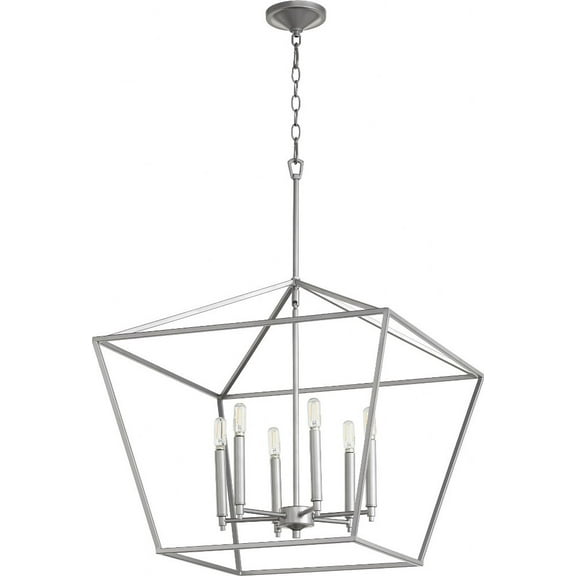 Quorum Lighting - Six Light Chandelier - Nook - Gabriel - 6 Light Nook Pendant