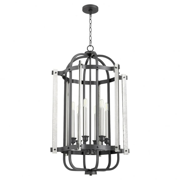 6864-6-69 Quorum Lighting 6 Light Entry Pendant in style - 21.5 inches wide by 36 inches high     -Traditional Installation