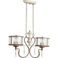thumbnail image 1 of Quorum Lighting La Maison 6-Light 34.5 Manchester Grey/Rust Incandescent Chandelier, 1 of 2