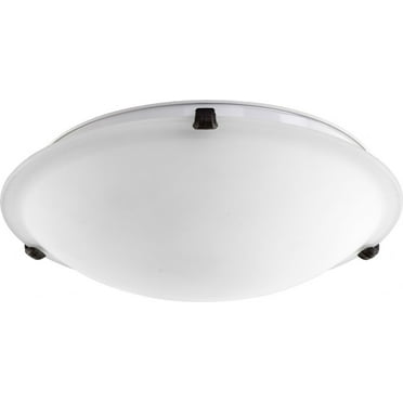 Quorum Lighting - Three Light Ceiling Mount - 3 Light Flush Mount in Quorum Home