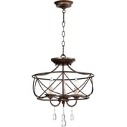 Quorum Lighting Cilia 3-Light 16 Oiled Bronze Ceiling Fan